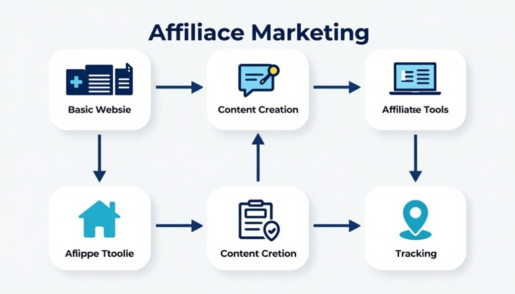 Simple beginner affiliate marketing tool stack